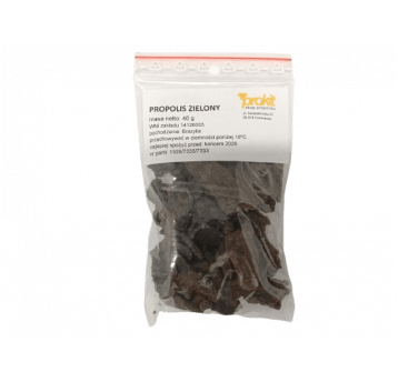 raw green propolis, 40g bag