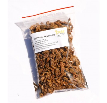 raw propolis from EU countries with additional first-class testing, 100 g pouch